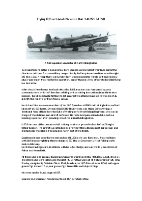 A preview of a PDF biography for Batt, Harold Weston